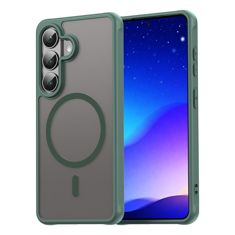 Futrola MagSafe za Samsung Galaxy S26, Techsuit, HaloFrost II, Zelena