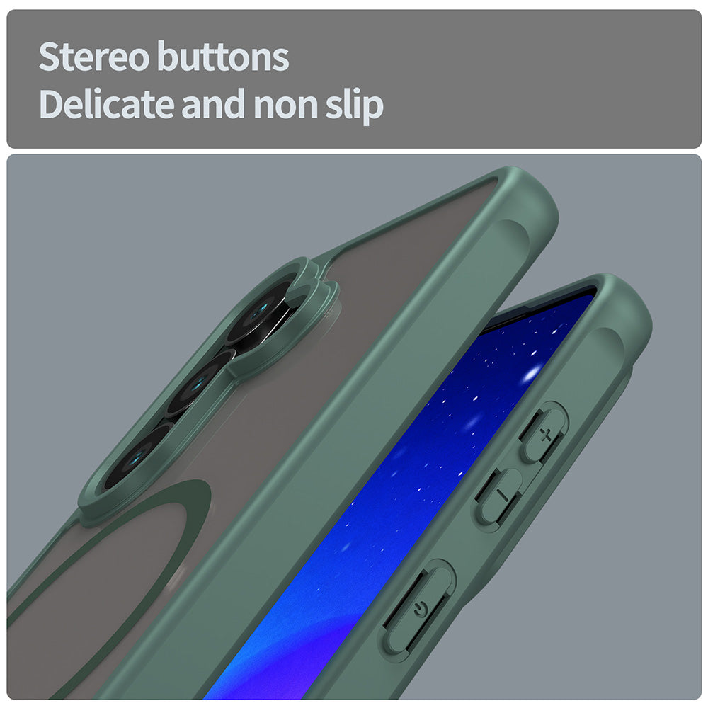 Futrola MagSafe za Samsung Galaxy S26, Techsuit, HaloFrost II, Zelena