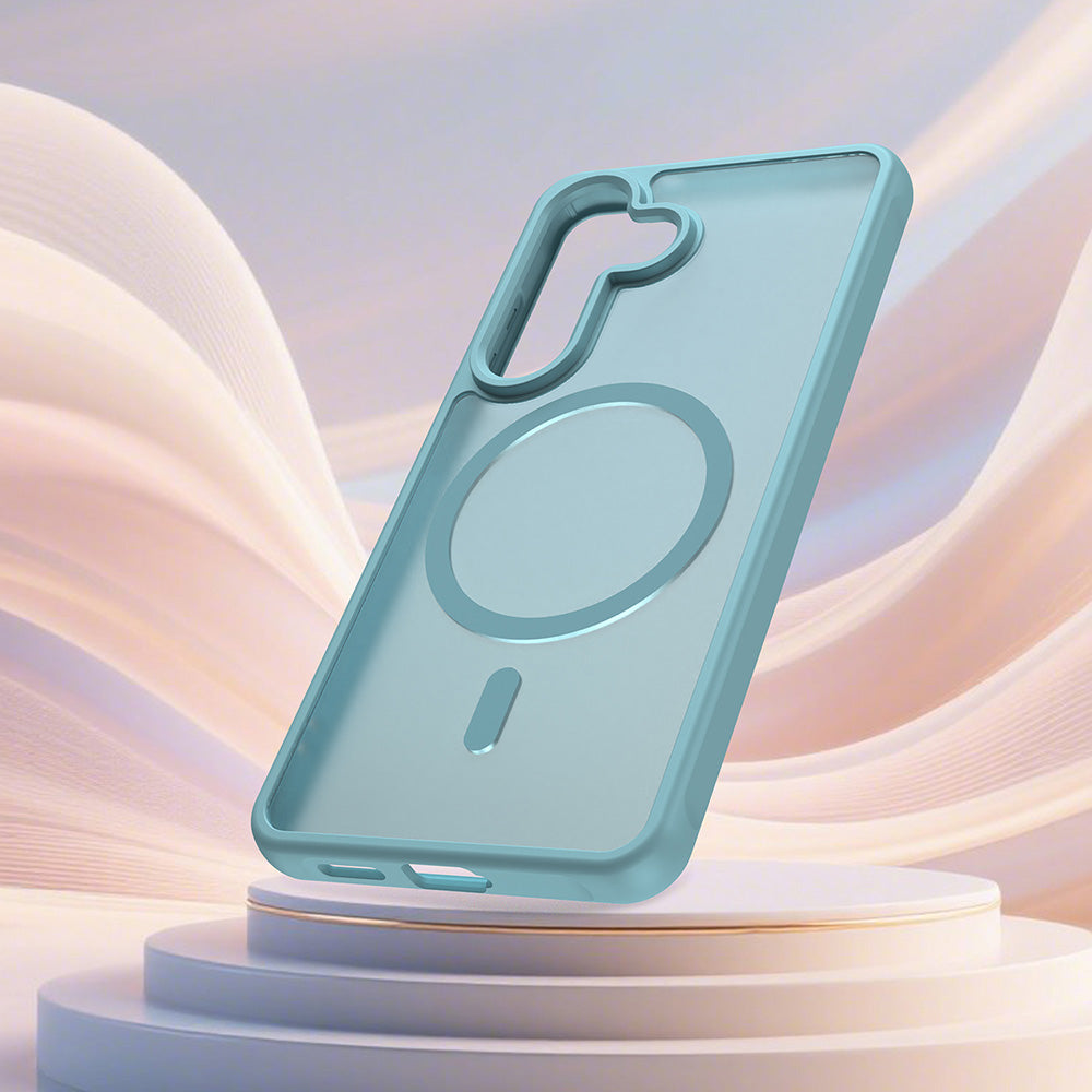 Futrola MagSafe za Samsung Galaxy S26, Techsuit, HaloFrost II, Svijetlo Zelena