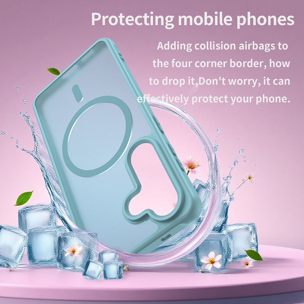 Futrola MagSafe za Samsung Galaxy S26, Techsuit, HaloFrost II, Svijetlo Zelena