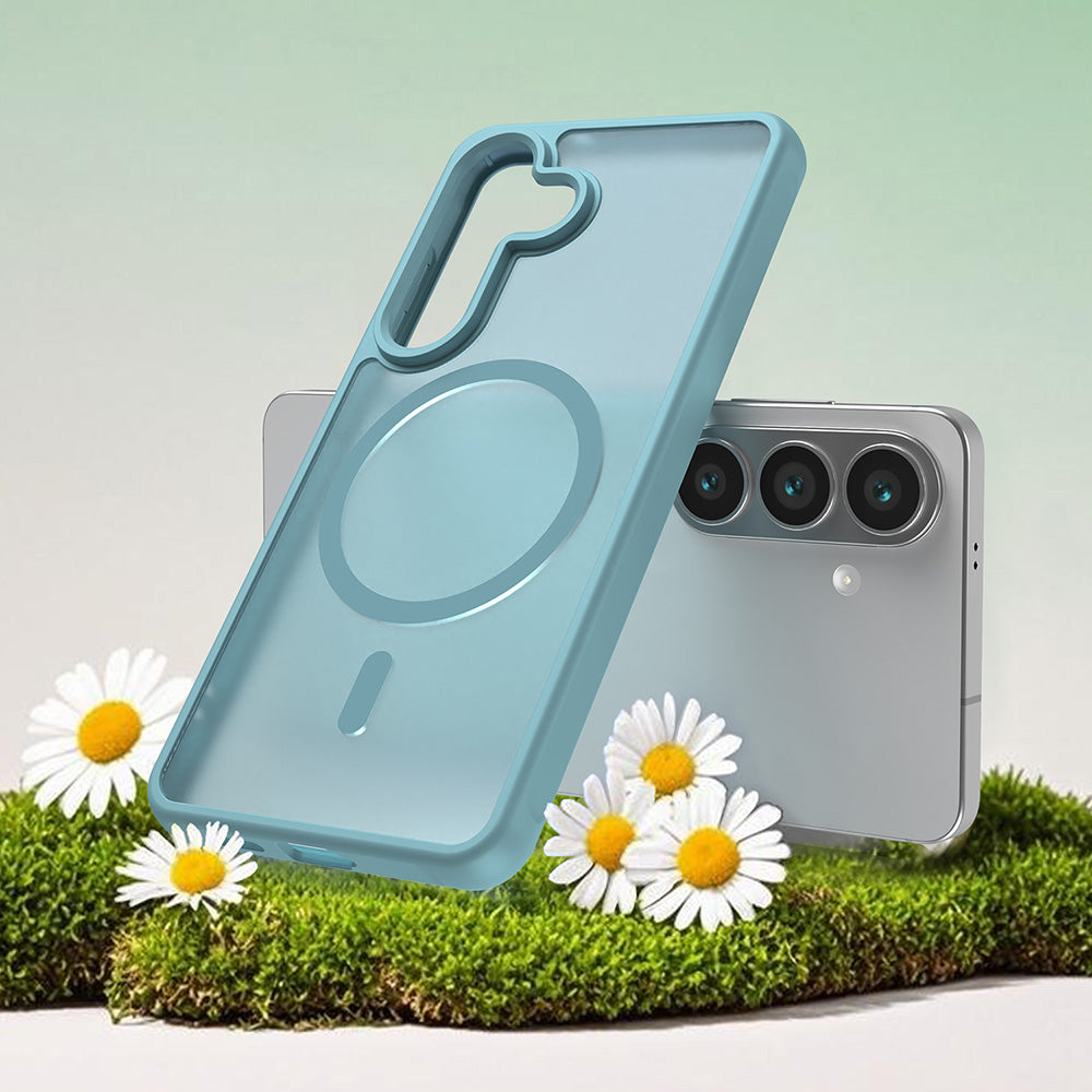 Futrola MagSafe za Samsung Galaxy S26, Techsuit, HaloFrost II, Svijetlo Zelena