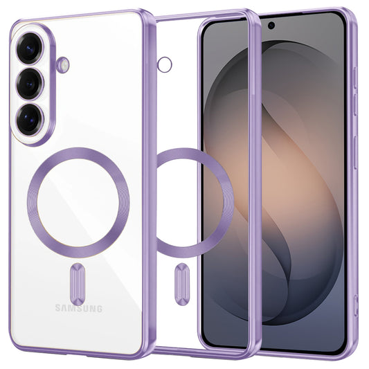 Futrola MagSafe za Samsung Galaxy S26, Techsuit, Luxury Crystal, Svetlo Ljubičasta