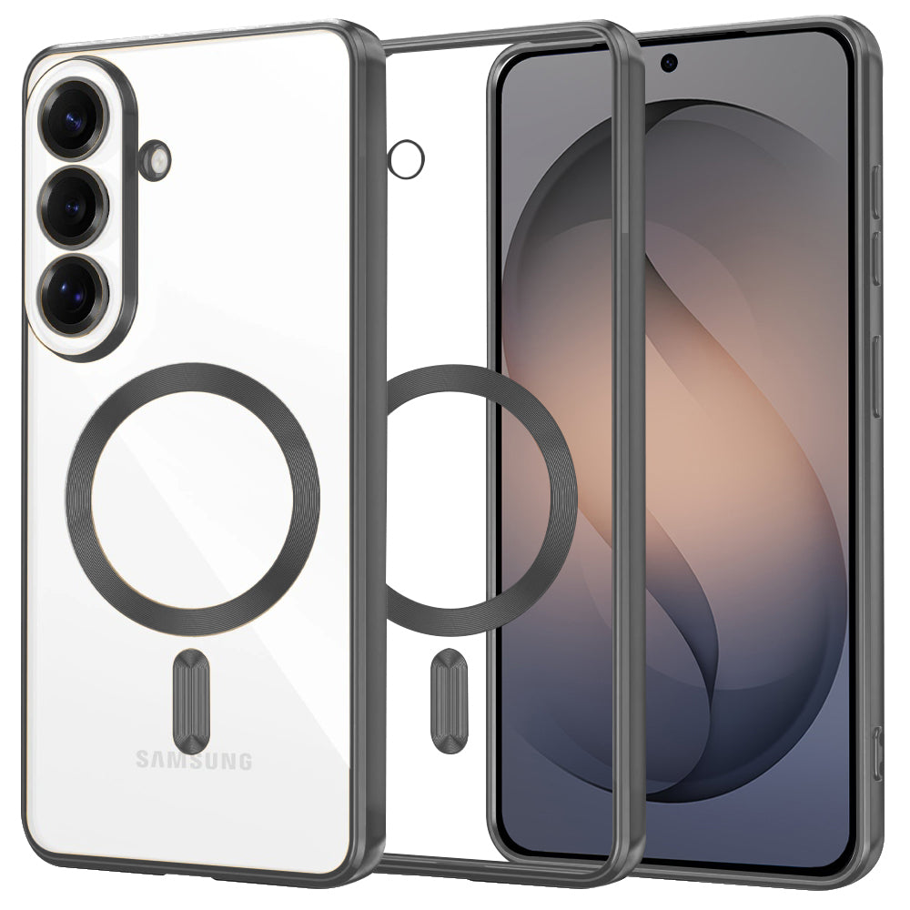 Futrola MagSafe za Samsung Galaxy S26, Techsuit, Luxury Crystal, Crna