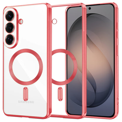 Futrola MagSafe za Samsung Galaxy S26, Techsuit, Luxury Crystal, Roza