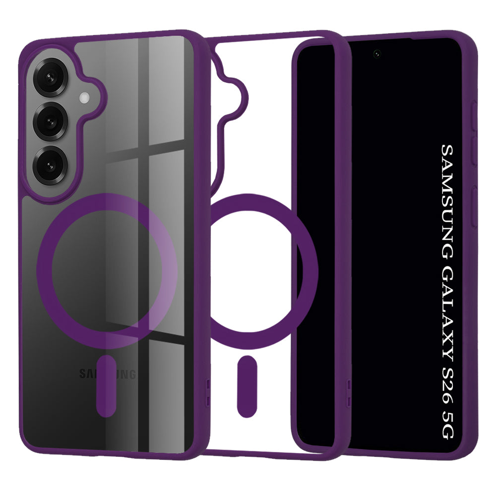 Futrola MagSafe za Samsung Galaxy S26, Techsuit, Pro, Ljubičasta