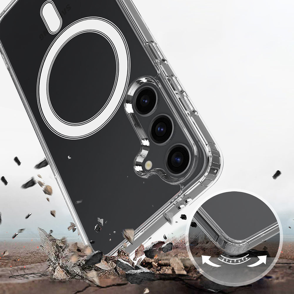 Futrola MagSafe za Samsung Galaxy S26, Techsuit, Pro, Transparentna