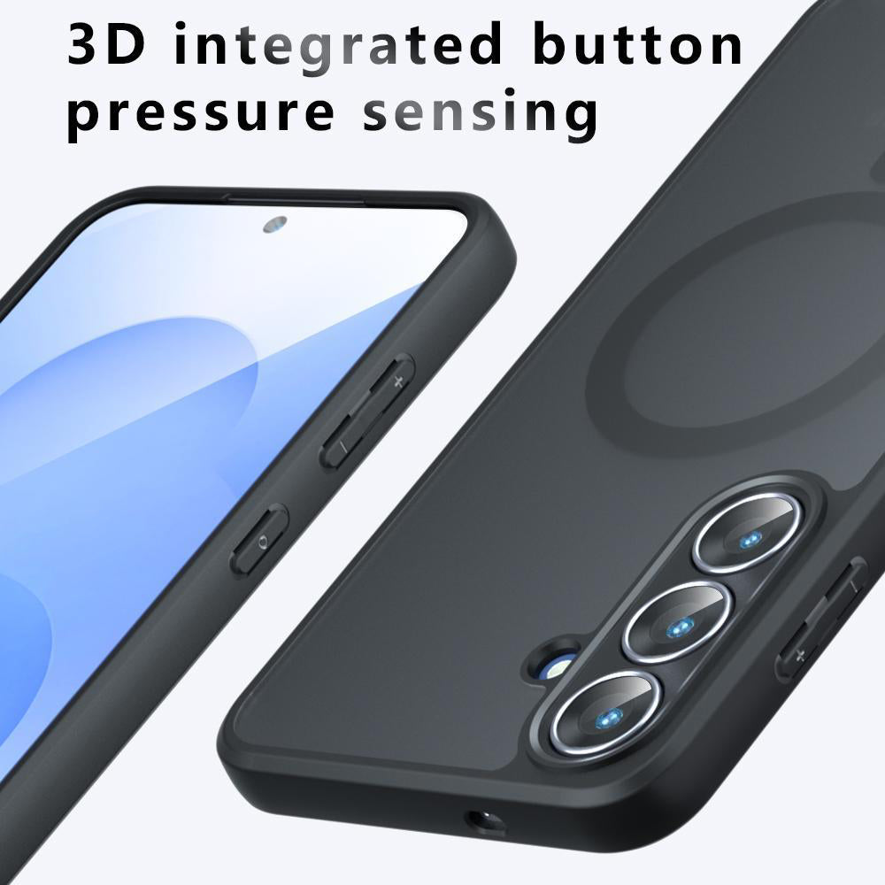 Futrola MagSafe za Samsung Galaxy S26, Techsuit, PureFrost, Satin Crna