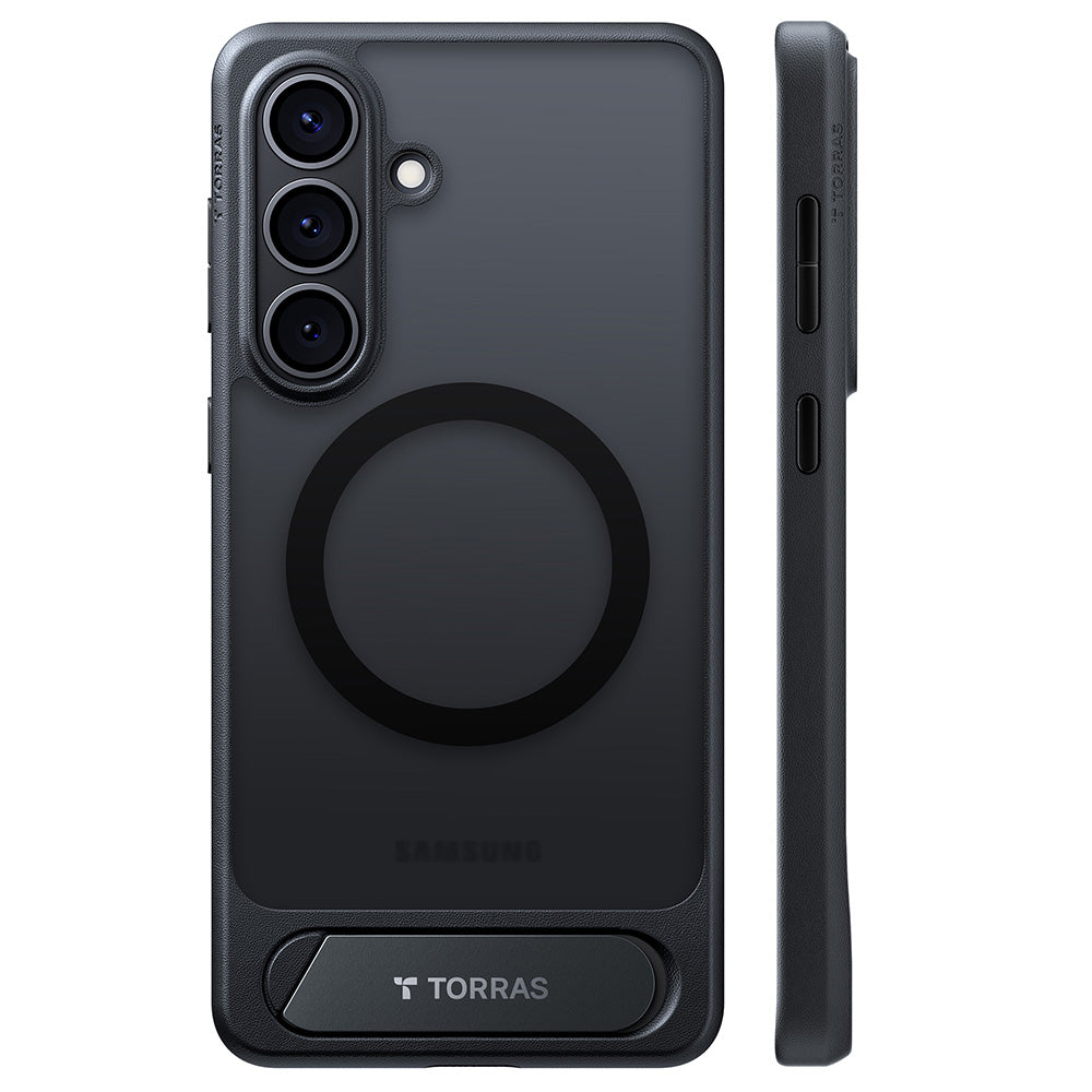 Futrola MagSafe za Samsung Galaxy S26, Torras, Pstand, Crna