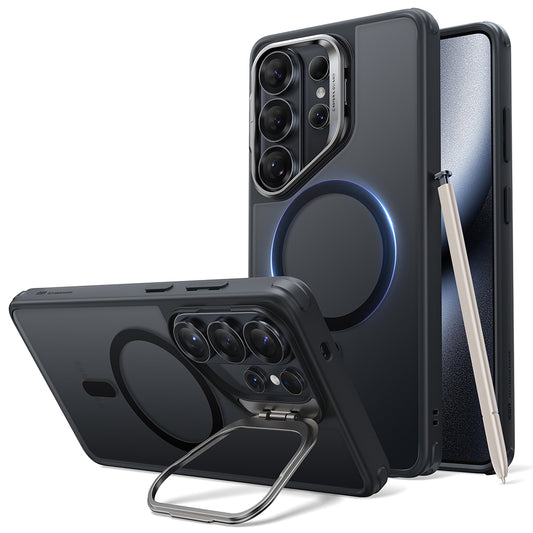 Futrola MagSafe za Samsung Galaxy S26 Ultra, ESR, Classic Hybrid Kickstand, Satin Crna