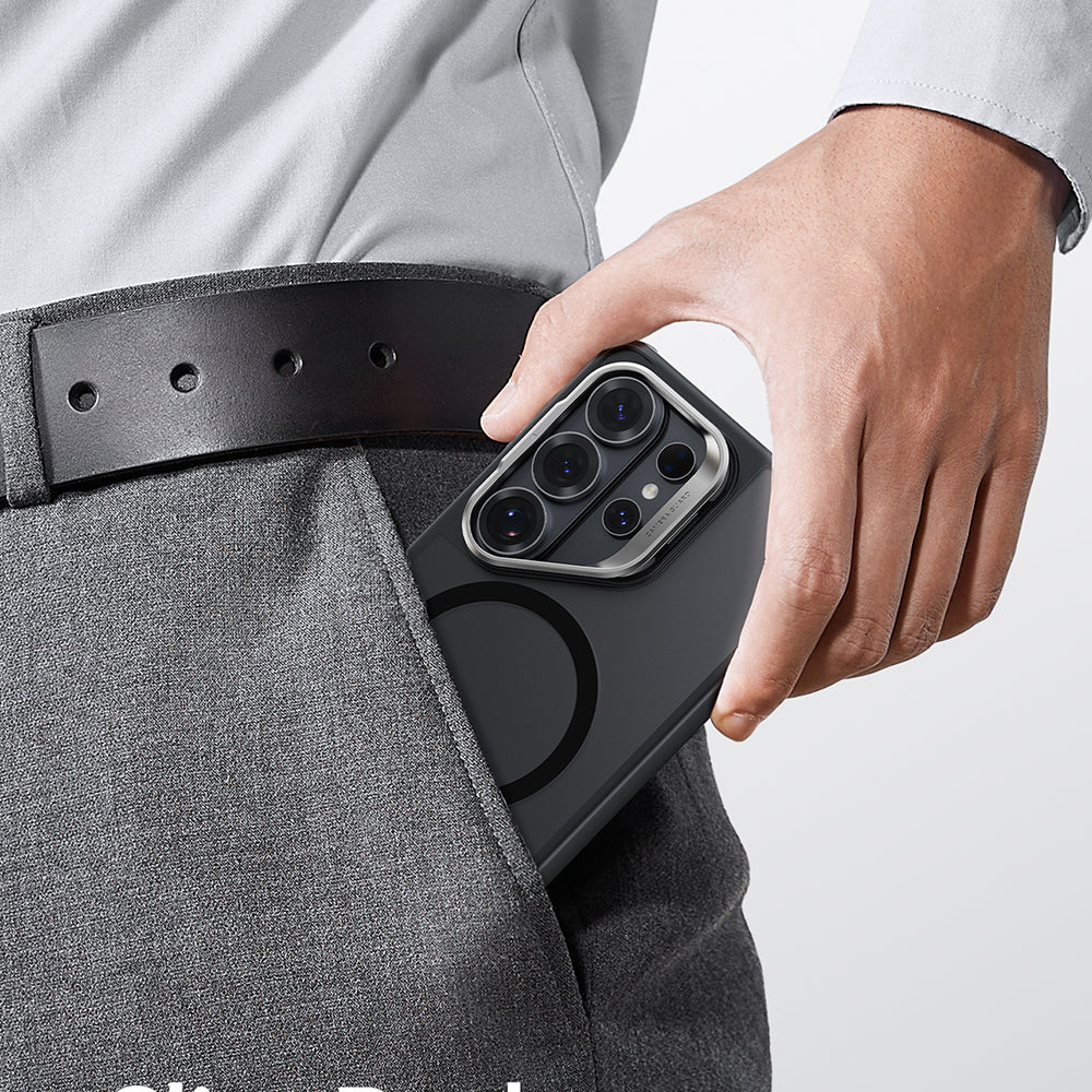 Husa MagSafe za Samsung Galaxy S26 Ultra S948, ESR, Classic Hybrid Kickstand, Crna Satinirana