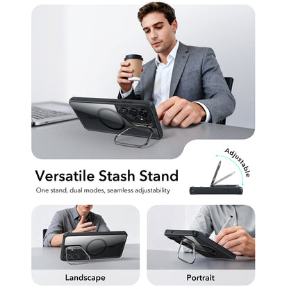 Futrola MagSafe za Samsung Galaxy S26 Ultra S948, ESR, Classic Hybrid Kickstand, Crno Providna