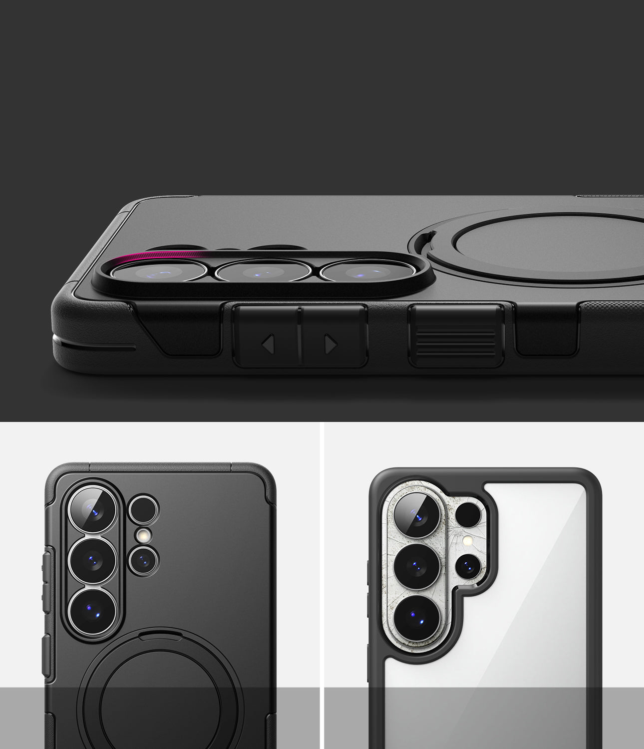 Futrola MagSafe za Samsung Galaxy S26 Ultra, Ringke, Alles, Crna