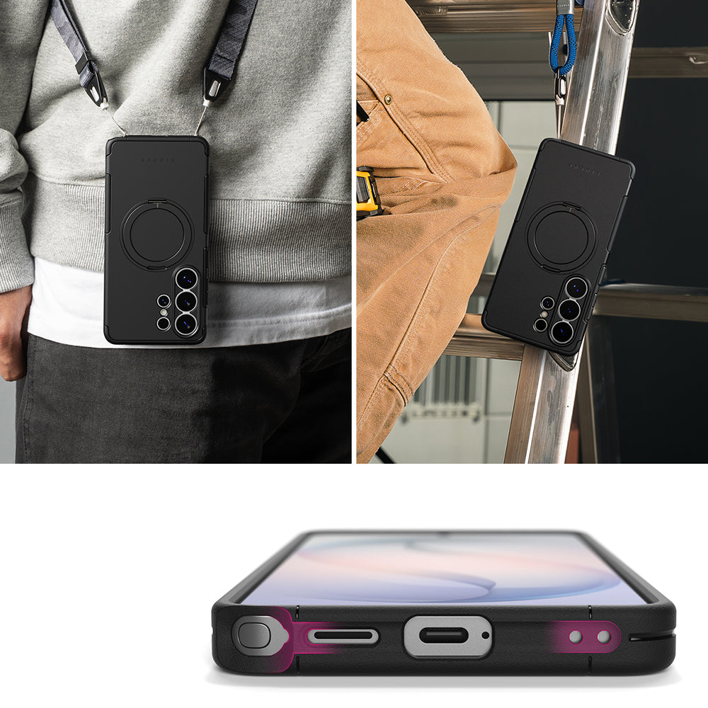 Futrola MagSafe za Samsung Galaxy S26 Ultra, Ringke, Alles, Crna