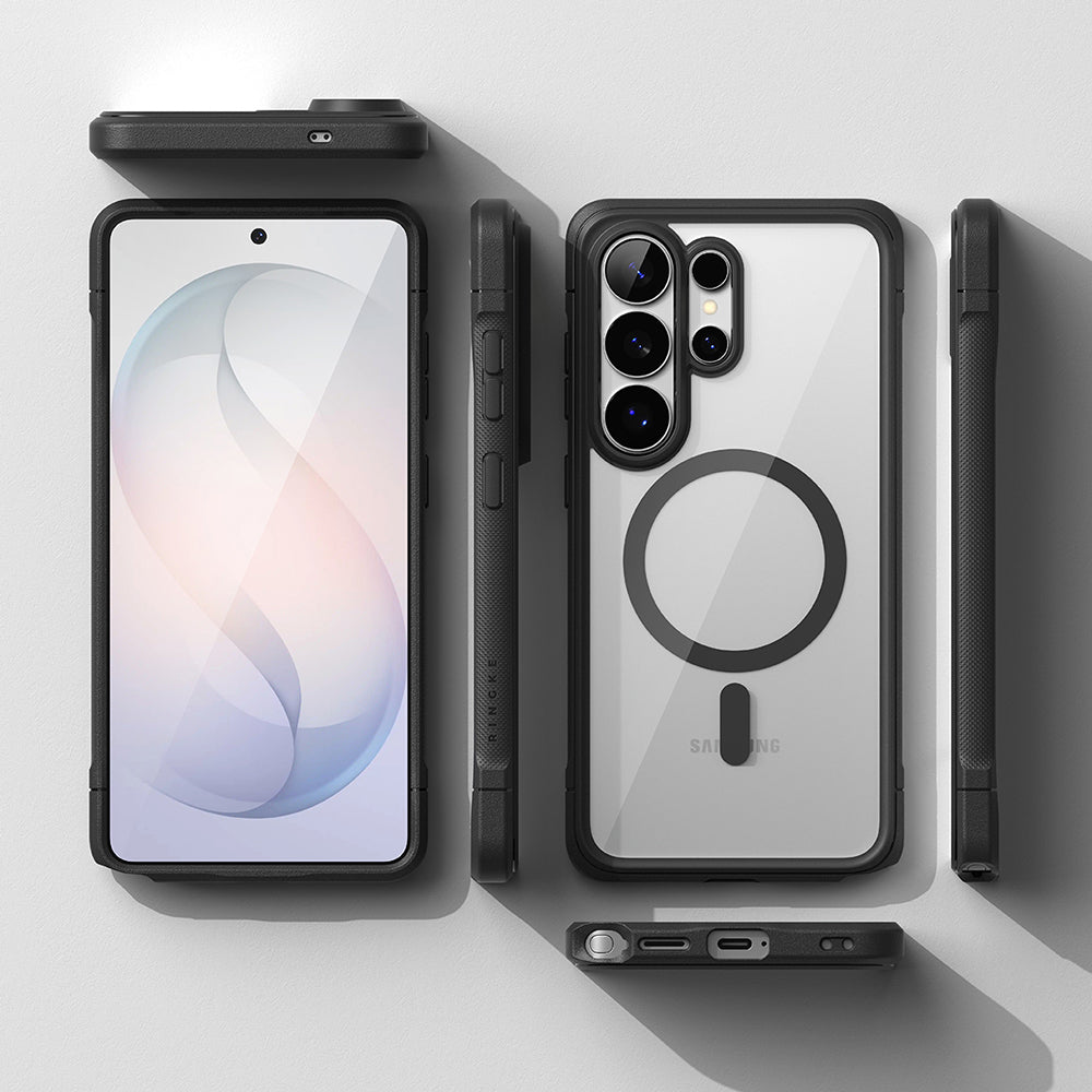 Futrola MagSafe za Samsung Galaxy S26 Ultra, Ringke, Fusion Bold, Crna