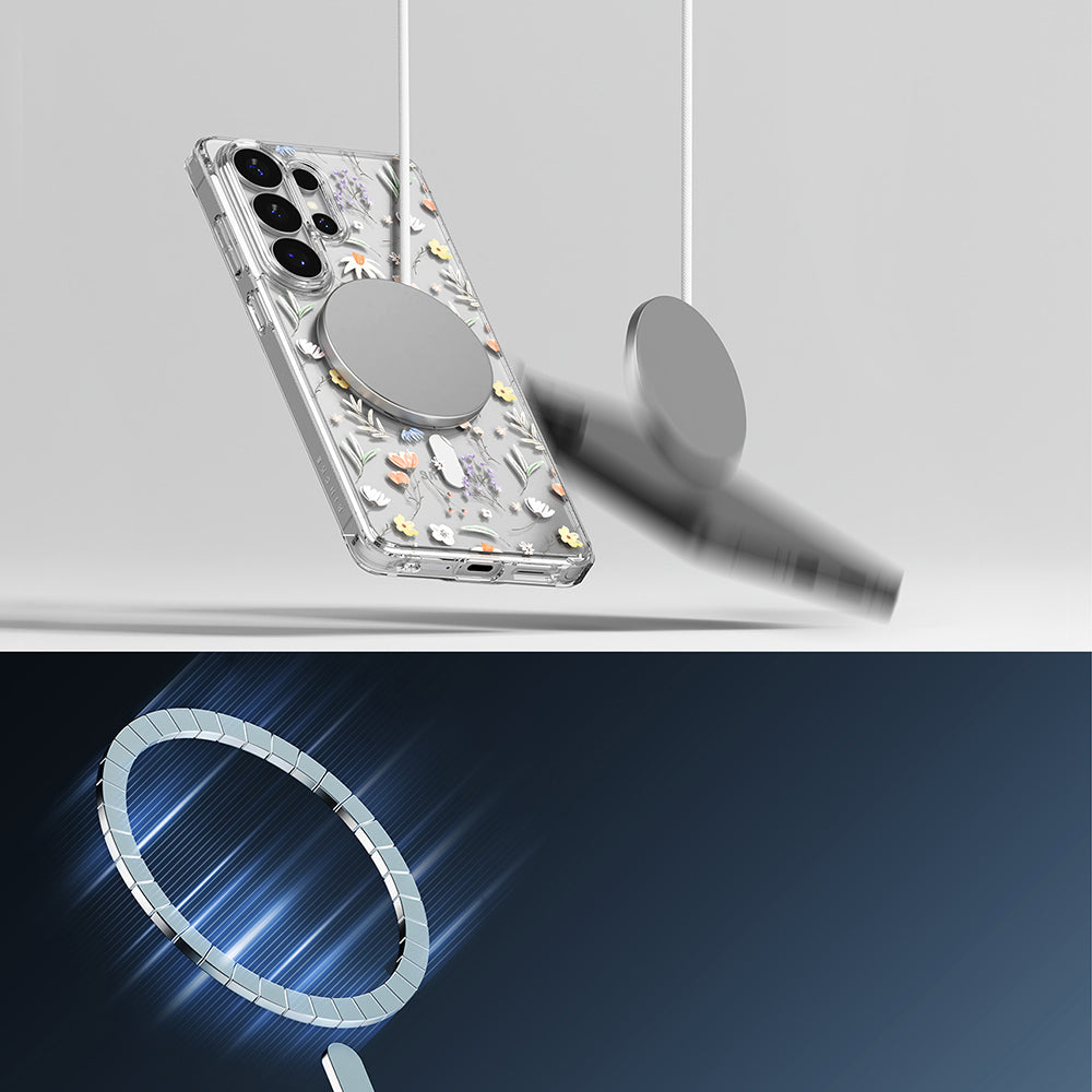 Futrola MagSafe za Samsung Galaxy S26 Ultra S948, Ringke, Fusion, Šareno