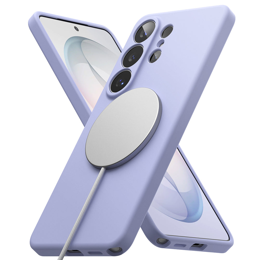 Futrola MagSafe za Samsung Galaxy S26 Ultra, Ringke, Silikon, Ljubičasta