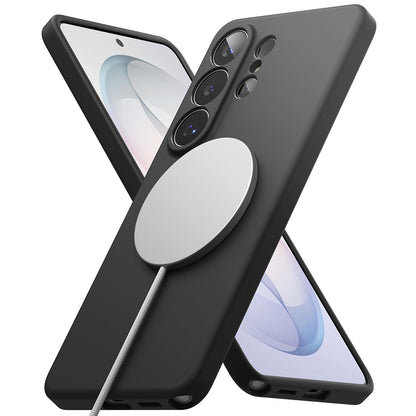 Futrola MagSafe za Samsung Galaxy S26 Ultra S948, Ringke, Silikon, Crna