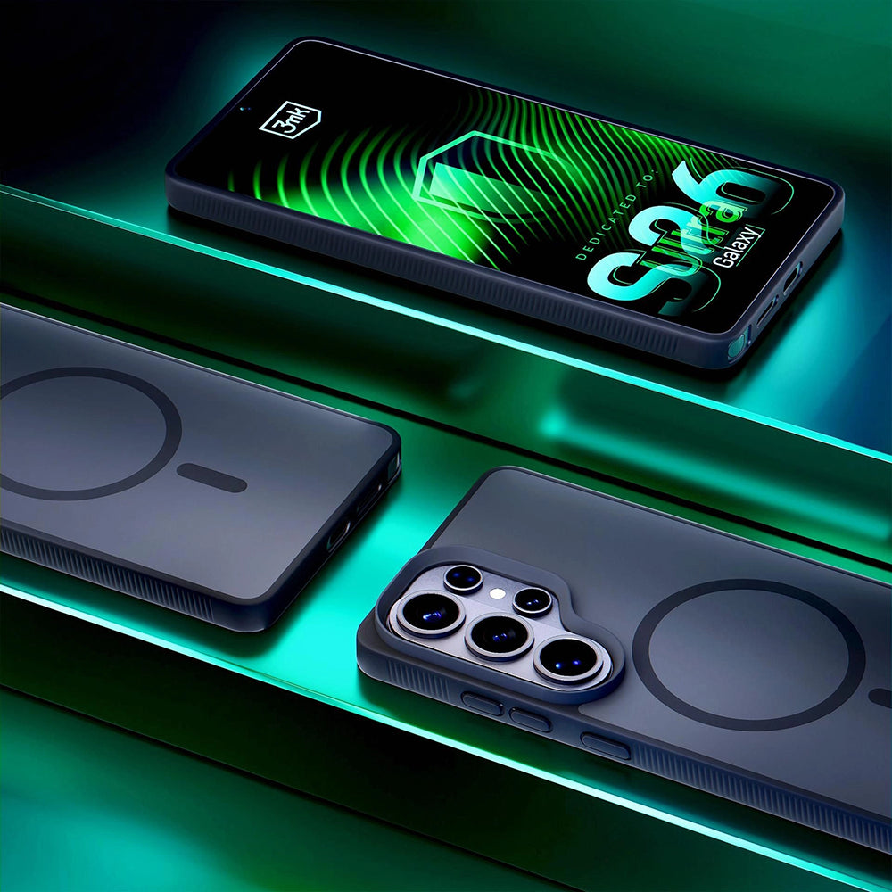 Futrola MagSafe za Samsung Galaxy S26 Ultra S948, 3MK, Smoke MagCase, Siva