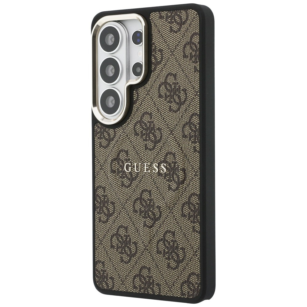 Futrola MagSafe za Samsung Galaxy S26 Ultra S948, Guess, 4G Embossed Ring, Braon