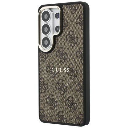 Futrola MagSafe za Samsung Galaxy S26 Ultra S948, Guess, 4G Embossed Ring, Braon