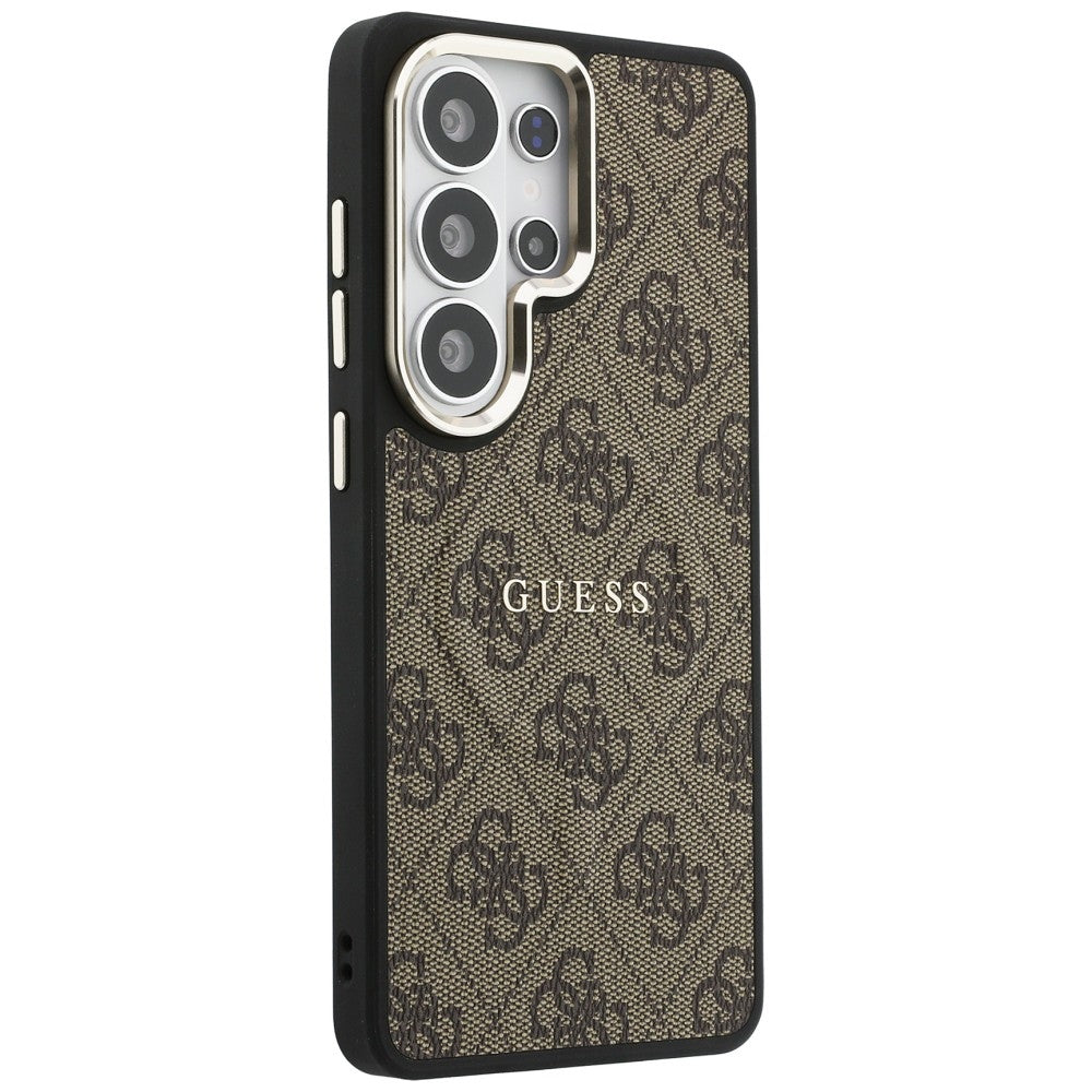 Futrola MagSafe za Samsung Galaxy S26 Ultra S948, Guess, 4G Embossed Ring, Braon
