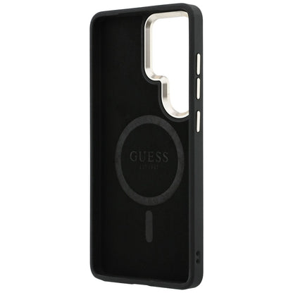 Futrola MagSafe za Samsung Galaxy S26 Ultra S948, Guess, 4G Embossed Ring, Braon