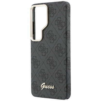 Futrola MagSafe za Samsung Galaxy S26 Ultra S948, Guess, 4G Script Logo, Crna