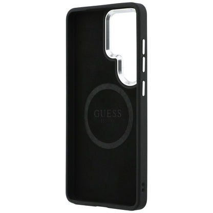 Futrola MagSafe za Samsung Galaxy S26 Ultra S948, Guess, Embossed Ring Triangle Logo, Crna