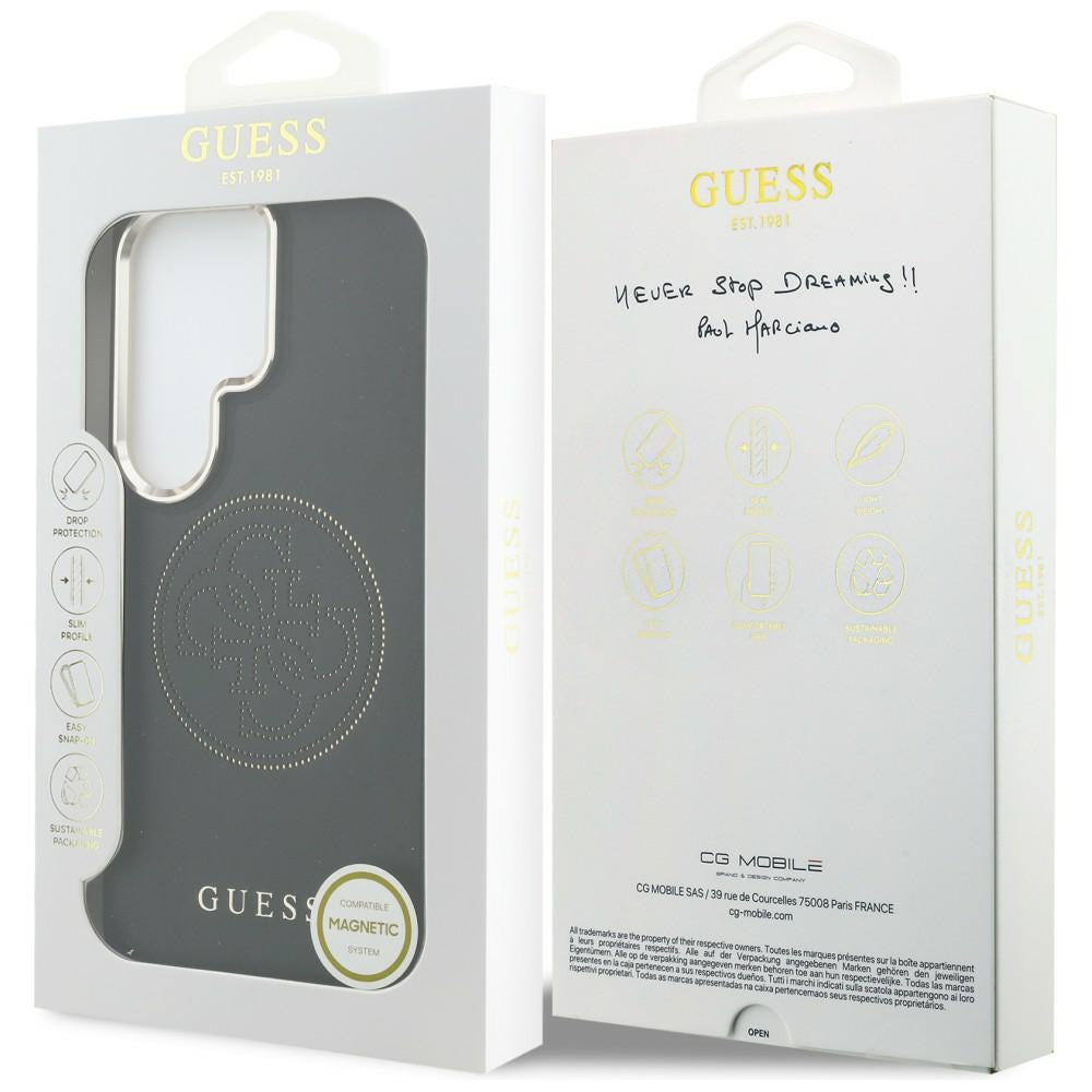 Futrola MagSafe za Samsung Galaxy S26 Ultra S948, Guess, Perforated Logo, Crna