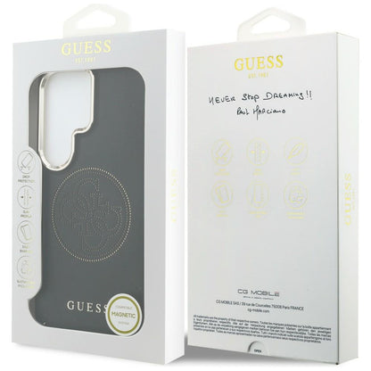 Futrola MagSafe za Samsung Galaxy S26 Ultra S948, Guess, Perforated Logo, Crna