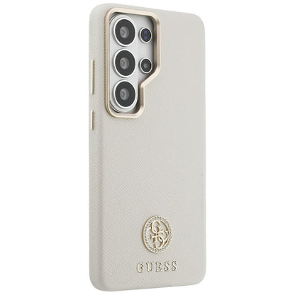 Futrola MagSafe za Samsung Galaxy S26 Ultra S948, Guess, Rhinestone Round Logo, Bež
