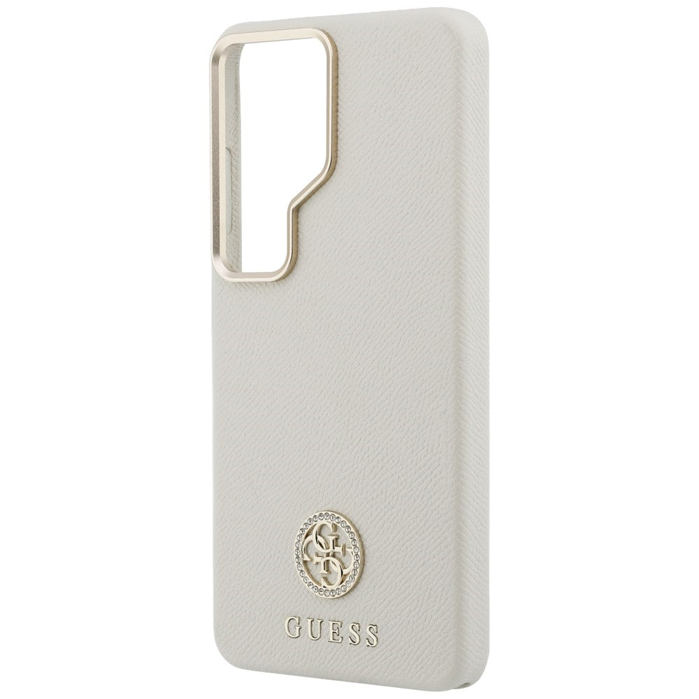 Futrola MagSafe za Samsung Galaxy S26 Ultra S948, Guess, Rhinestone Round Logo, Bež