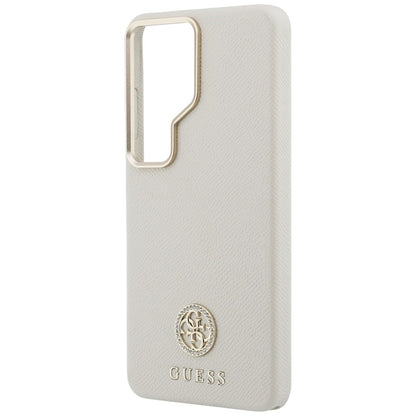 Futrola MagSafe za Samsung Galaxy S26 Ultra S948, Guess, Rhinestone Round Logo, Bež
