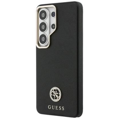 Futrola MagSafe za Samsung Galaxy S26 Ultra S948, Guess, Rhinestone Round Logo, Crna