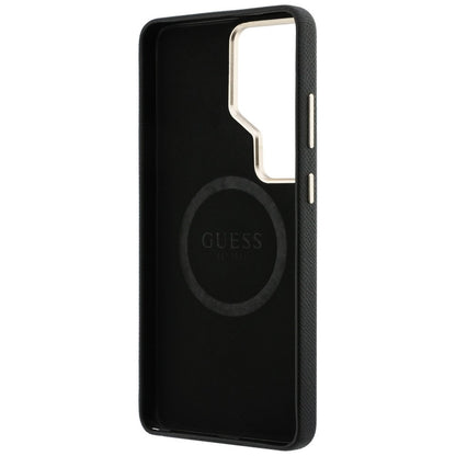 Futrola MagSafe za Samsung Galaxy S26 Ultra S948, Guess, Rhinestone Round Logo, Crna