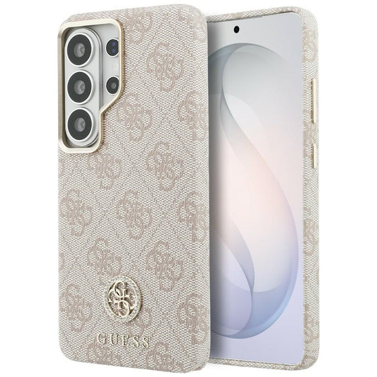 Futrola MagSafe za Samsung Galaxy S26 Ultra S948, Guess, Rhinestone Round Logo, Roze