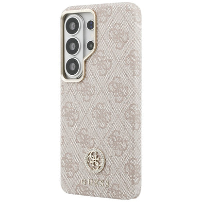 Futrola MagSafe za Samsung Galaxy S26 Ultra S948, Guess, Rhinestone Round Logo, Roze