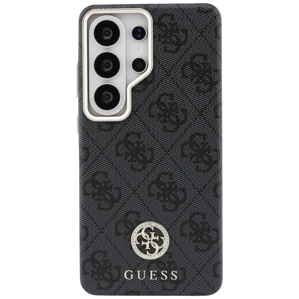 Futrola MagSafe za Samsung Galaxy S26 Ultra S948, Guess, Strass Round Logo, Crna
