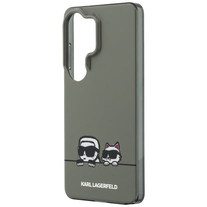 Futrola MagSafe za Samsung Galaxy S26 Ultra S948, Karl Lagerfeld, IML Karl & Choupette Peekaboo Logo, Crna