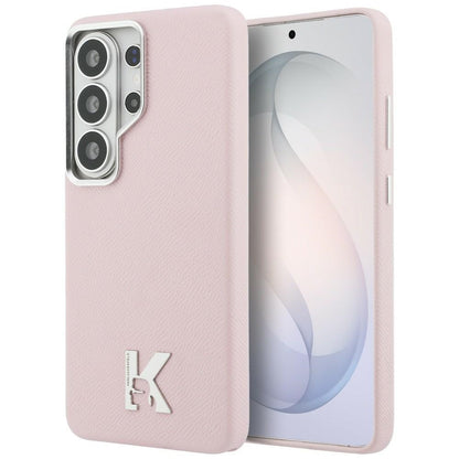 Futrola MagSafe za Samsung Galaxy S26 Ultra S948, Karl Lagerfeld, Karl Head Logo, Roze