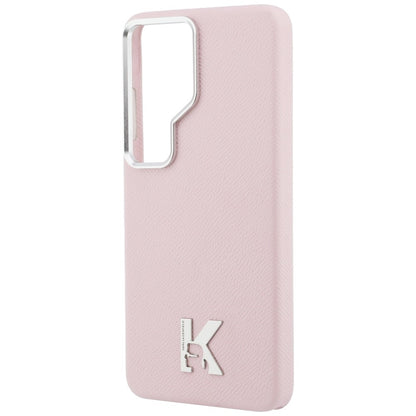 Futrola MagSafe za Samsung Galaxy S26 Ultra S948, Karl Lagerfeld, Karl Head Logo, Roze