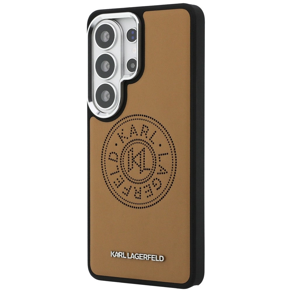 Futrola MagSafe za Samsung Galaxy S26 Ultra S948, Karl Lagerfeld, Karl Round Point Logo, Braon