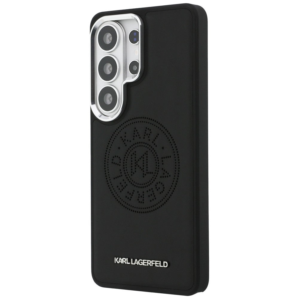 Futrola MagSafe za Samsung Galaxy S26 Ultra S948, Karl Lagerfeld, Karl Round Point Logo, Crna