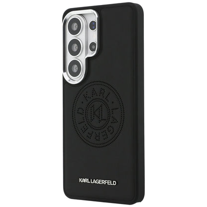 Futrola MagSafe za Samsung Galaxy S26 Ultra S948, Karl Lagerfeld, Karl Round Point Logo, Crna