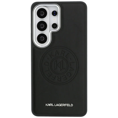 Futrola MagSafe za Samsung Galaxy S26 Ultra S948, Karl Lagerfeld, Karl Round Point Logo, Crna