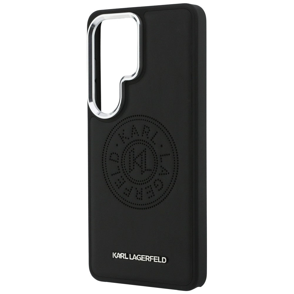 Futrola MagSafe za Samsung Galaxy S26 Ultra S948, Karl Lagerfeld, Karl Round Point Logo, Crna