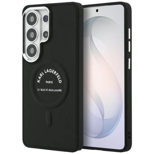 Futrola MagSafe za Samsung Galaxy S26 Ultra S948, Karl Lagerfeld, Karl RSG Logo, Crna