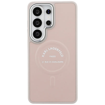 Futrola MagSafe za Samsung Galaxy S26 Ultra S948, Karl Lagerfeld, Karl RSG Logo, Roze