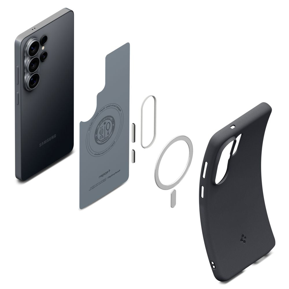 Futrola MagSafe za Samsung Galaxy S26 Ultra S948, Spigen, Caseology Nano Pop, Crna