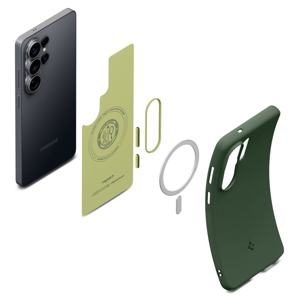 Husa MagSafe za Samsung Galaxy S26 Ultra S948, Spigen, Caseology Nano Pop, Zelena ACS11039